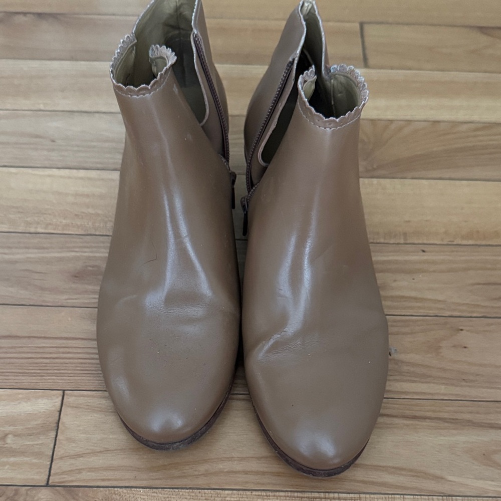 Jack Rogers Tan Ankle Boots
